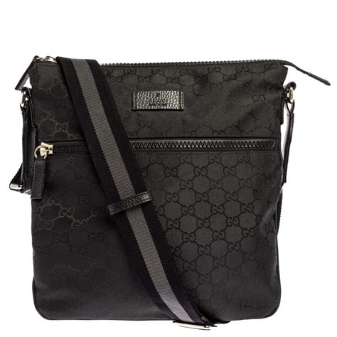 gucci all black mens bag|Gucci men's bags shop online.